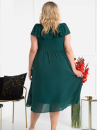 Сукня вечірня міді літня жіноча Karko SB531 40 Зелена (5903676115885) - зображення 5