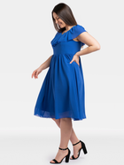 Сукня вечірня міді літня жіноча Karko SB532 46 Синя (5903676116011) - зображення 3
