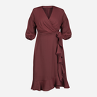 Сукня на запах міді осіння жіноча Karko SB627 54/56 Червона (5903676118213) - зображення 5