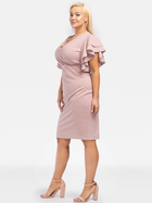 Sukienka ołówkowa damska Karko SC067 46-48 Różowa (5903676180340) - obraz 3