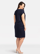 Плаття-футболка міді літнє жіноче Karko SC085 42-44 Темно-синє (5903676190127) - зображення 3
