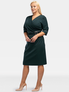 Sukienka ołówkowa damska Plus Size Karko SC124 50 Zielona (5903676198703) - obraz 3