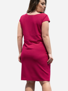 Sukienka ołówkowa damska Plus Size Karko SA259 54-56 Różowa (5903676029465) - obraz 2