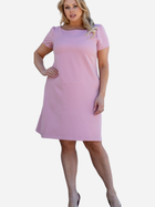 Плаття міді літнє жіноче Karko SB334 54-56 Рожеве (5903676073147) - зображення 3