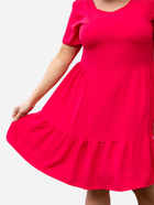 Плаття міді літнє жіноче Karko SB142 38-40 Рожеве (5903676063377) - зображення 6
