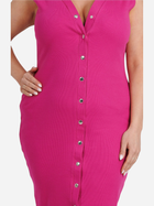 Плаття міді літнє жіноче Karko SB876 42-44 Рожеве (5903676154259) - зображення 4