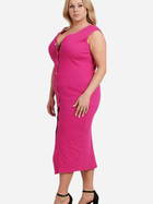 Плаття міді літнє жіноче Karko SB876 54-56 Рожеве (5903676154280) - зображення 3