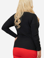 Пуловер жіночий Karko BA366 42-44 Чорний (5903676206613) - зображення 2
