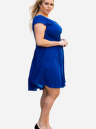 Плаття на запах коротке літнє жіноче Karko SB146 46-48 Синє (5903676065456) - зображення 5