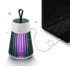Лампа-пастка від комарів, знищувач комах побутовий із зарядкою від Usb біла