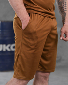 Чоловічий літній комплект ЗСУ За Перемогу шорти+футболка S койот (87396) - зображення 4