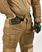 Тактический штурмовой костюм с наколенниками штаны+убакс XL койот (87075) - изображение 9