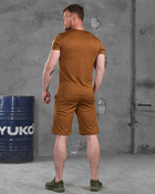Чоловічий літній комплект ЗСУ За Перемогу шорти+футболка XL койот (87396) - зображення 6