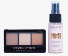 Zestaw kosmetyków dekoracyjnych Makeup Revolution Mini Contour & Glow Paleta do konturowania 3 x 1.05 g + Utrwalacz makijażu 30 ml (5057566769273) - obraz 4