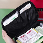 Аптечка органайзер / сумка для зберігання ліків і медикаментів "Firstaid" дорожня, M (19х13х12 см), червона (83684040) - зображення 3