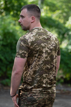Мужская тактическая пиксельная футболка с липучкой под шеврон Coolmax 52 - изображение 5