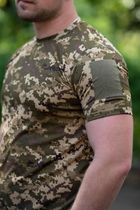 Мужская тактическая пиксельная футболка с липучкой под шеврон Coolmax 46 - изображение 6