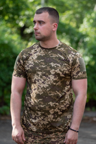 Мужская тактическая пиксельная футболка с липучкой под шеврон Coolmax 44 - изображение 3