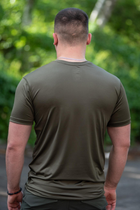 Мужская футболка Jersey потоотводящая эластичная Хаки 54 - зображення 4