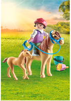 Набір фігурок Playmobil Horses of Waterfall Child with Pony and Foal з аксесуарами 10 предметів (4008789714985) - зображення 3