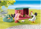 Zestaw figurek Playmobil My Life Little Chicken Farm in the Tiny House Garden z akcesoriami 77 elementów 4008789715104) - obraz 4
