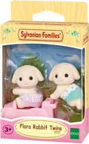 Zestaw figurek Sylvanian Families Flora Rabbit Twins 3 szt (5054131057377) - obraz 1