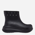 Жіночі гумові чоботи низькі Crocs Classic Crush Rain Boot 207946-BLK 41-42 Чорні (196265156733) - зображення 1