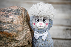 Іграшка для дітей InnoGIO GIOplush GIO Alpaca Gray Cuddly GIO-828 сіра (5903317816904) - зображення 7