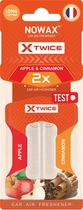 Ароматизатор с двойной капсулой Nowax X Twice Apple & Cinnamon (NX00148)