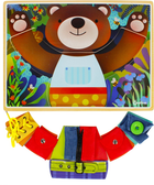 Розвиваюча іграшка Onshine Маніпуляційна панель Ведмедик (5908275186946) - зображення 3