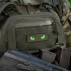 Нашивка M-Tac Cat Eyes Laser Cut Ranger Green/Green/GID - изображение 7