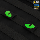 Нашивка M-Tac Tiger Eyes Laser Cut (пара) Black/Green/GID - зображення 3