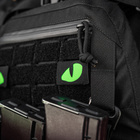 Нашивка M-Tac Tiger Eyes Laser Cut (пара) Black/Green/GID - зображення 7