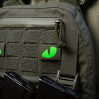 Нашивка M-Tac Tiger Eyes Laser Cut (пара) Ranger Green/Green/GID - зображення 7