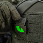 Нашивка M-Tac Tiger Eyes Laser Cut (пара) Ranger Green/Green/GID - зображення 14