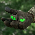 Нашивка M-Tac Tiger Eyes Laser Cut (пара) Ranger Green/Green/GID - изображение 15