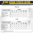 Брюки XS/R Stealth M-Tac Black Active - изображение 6