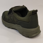 Тактичні кросівки літні Olive Classic (олива, зелені) нубук/сітка велика р. 43 - зображення 4
