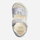 Дитячі сандалії для дівчинки Geox B250YC0BCAW-C0007 22 Білий/Срібний (8050036463258) - зображення 4