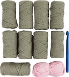 Zestaw do rękodzieła Creativ Company Craft Kit Crochet Chunky Bag do szydełkowania torebki (5712854697316) - obraz 2