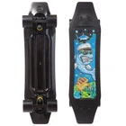 Скейтборд пластиковый Fish Duckbill Shark Sprinter 58 см FI-418 черный