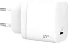 Ładowarka sieciowa Silicon Power Boost Charger QM10 Combo + Cable USB-C to Lightning 18W White (SP18WASYQM10L0CW) - obraz 4