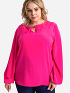 Блузка жіноча Karko B926 46-48 Яскраво-рожева (5903676009627) - зображення 5