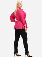 Блузка жіноча Karko B954 50 Яскраво-рожева (5903676006855) - зображення 4