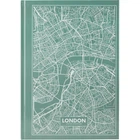Книга канцелярська А4 96 аркушів клітинка Maps London (8422-516-A)