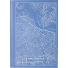 Книга обліку А4 96 л тв палітурка клітка Maps Amsterdam (8422-507-A)