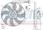 Вентилятор охолодження двигуна NISSENS 85796 Skoda Fabia, Roomster; Seat Ibiza, Cordoba; Volkswagen Polo 6Q0959455D