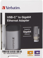 Мережевий адаптер Verbatim USB-C - Gigabit Ethernet (23942491460) - зображення 5