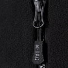 Тактическая M-Tac кофта Lite Microfleece Hoodie Black черная 2XL - изображение 5
