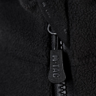 Тактическая M-Tac кофта Lite Microfleece Hoodie Black черная 2XL - изображение 6